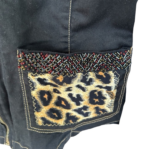 Desigual Women's Black Multicolor Patchwork Jacket - Picture 8 of 11